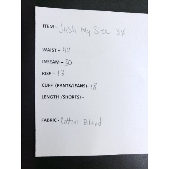 Just My Size Womens 3X Denim Jeggings Stretch Slim Fit Distressed Fray Hem High - Picture 10 of 11